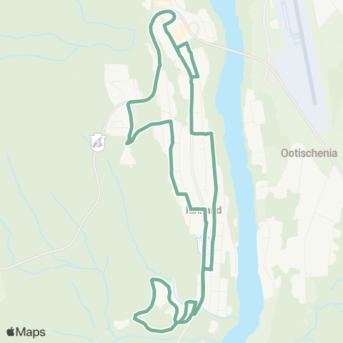 BC Transit West Kootenay Kinnaird / Southridge map