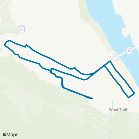 BC Transit West Kootenay Binns map