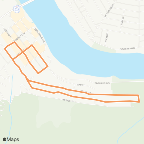 BC Transit West Kootenay Columbia Heights map