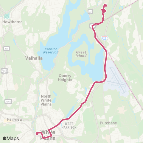 Bee-Line Shuttle Loop H map