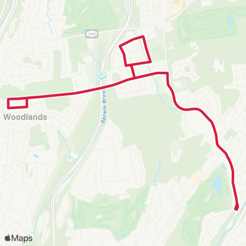 Bee-Line Secor Rd Commuter map