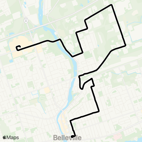 Belleville Transit Industrial map