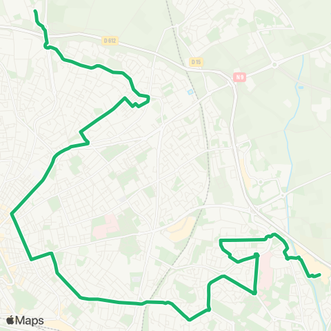 beeMob De Gaulle - Mercorent map