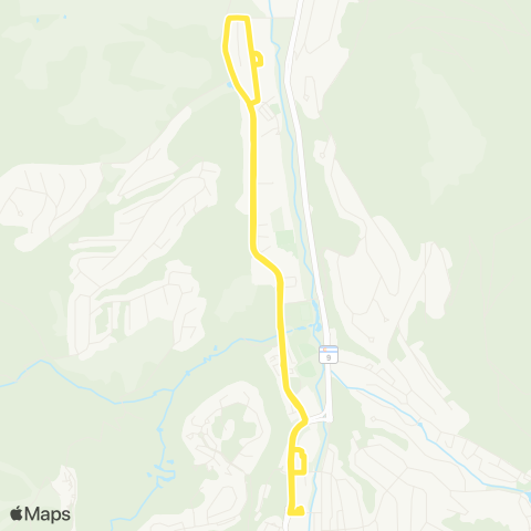 Breck Free Ride Yellow Route map