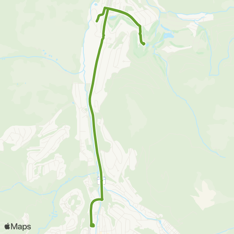 Breck Free Ride Green Route map