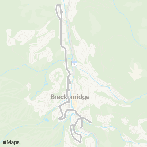 Breck Free Ride Gray Route map