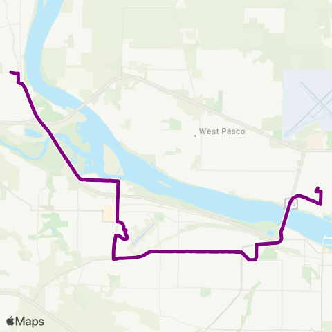 Ben Franklin Transit Metro Route 1 map