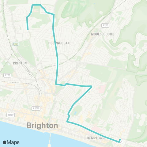 Brighton & Hove  map