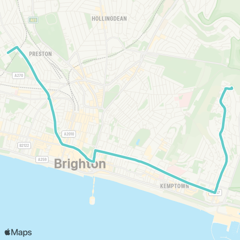 Brighton & Hove  map