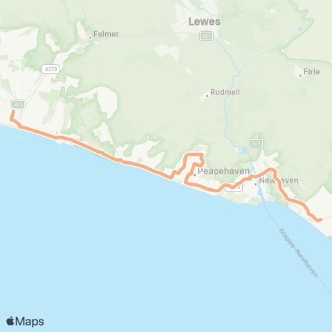 Brighton & Hove  map