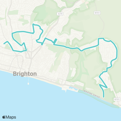 Brighton & Hove  map