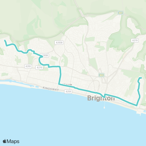 Brighton & Hove  map