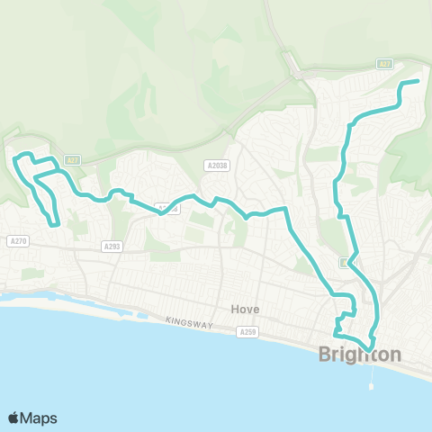 Brighton & Hove  map