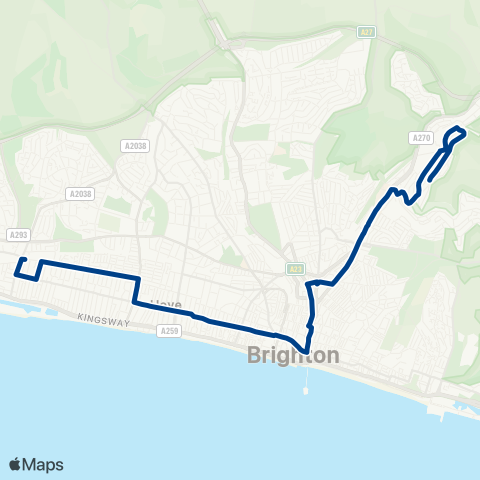 Brighton & Hove  map