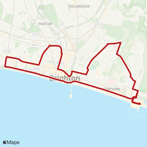 Brighton & Hove  map