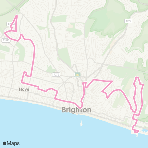 Brighton & Hove  map