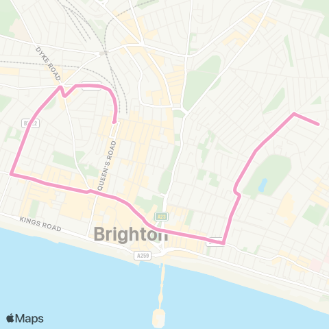 Brighton & Hove  map