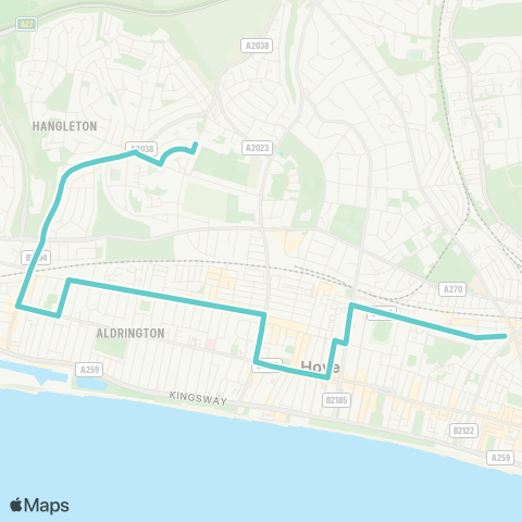 Brighton & Hove  map