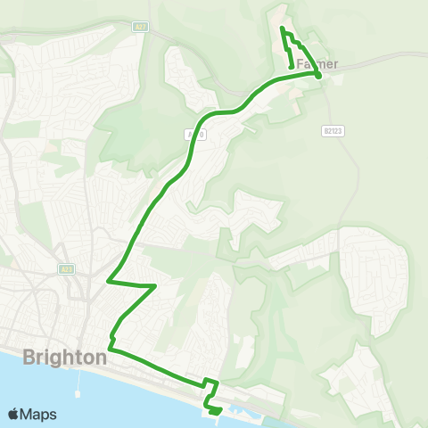 Brighton & Hove  map