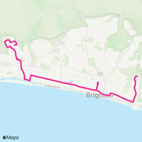 Brighton & Hove  map