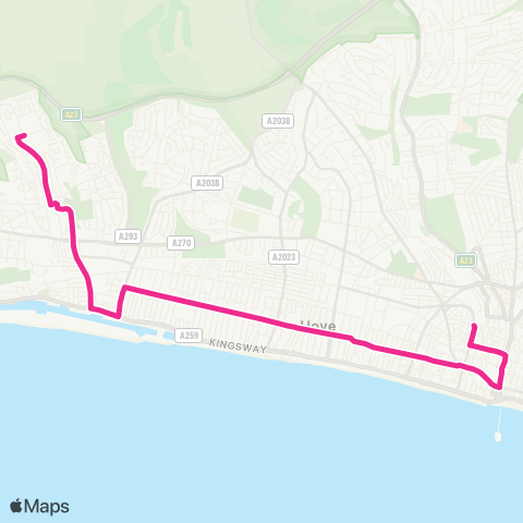 Brighton & Hove  map