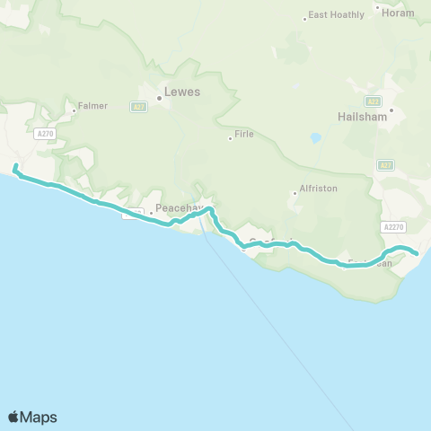 Brighton & Hove  map