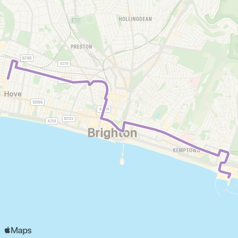 Brighton & Hove  map