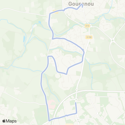 Bibus TAD TAD Gouesnou Pl. des Fusillés - Pte de Gouesnou map