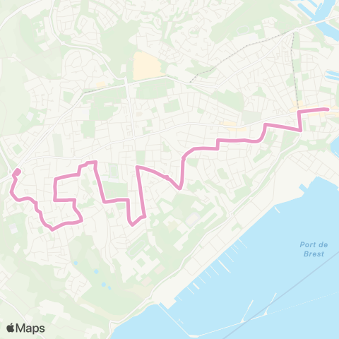 Bibus Fort Montbarey - Recouvrance map