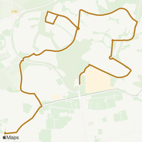 Bibus Scolaires Kerfeunteun - Fontaine Margot map