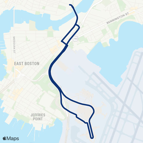 Logan Airport Shuttle & Massport  map