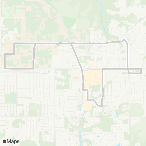 Bloomington Transit Tripper map