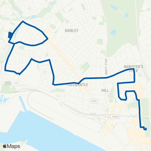 Bluestar Vincent's Walk (Stop CG) - Tesco map