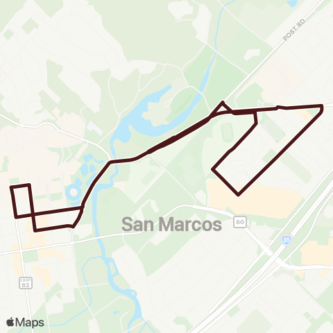 Bobcat Shuttle UFCU Stadium map