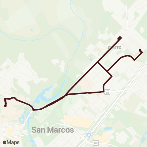 Bobcat Shuttle Mill / Post map