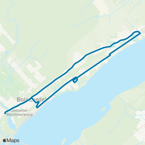 Boischatel du Fleuve map