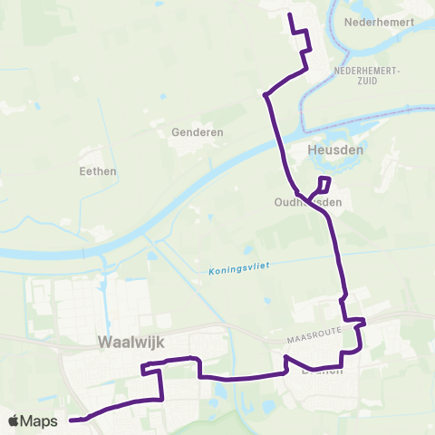 Bravo Wijk en Aalburg - Waalwijk map