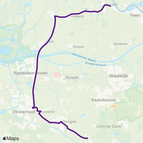 Bravo Dongen - Andel Prinsentuin map