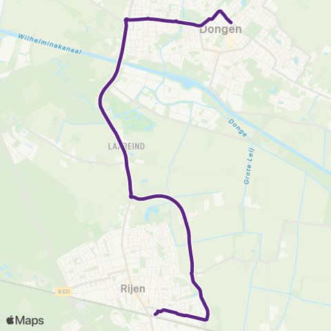 Bravo Dongen - Rijen map