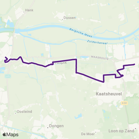 Bravo Raamsdonksveer - Waalwijk map