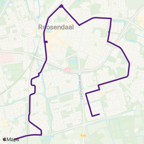 Bravo Langdonk - Tolberg Oost map