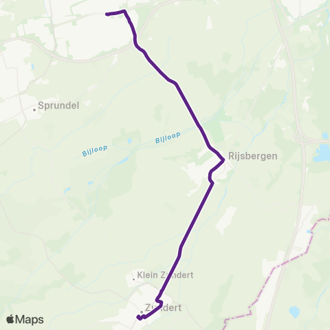 Bravo Zundert - Etten-Leur map