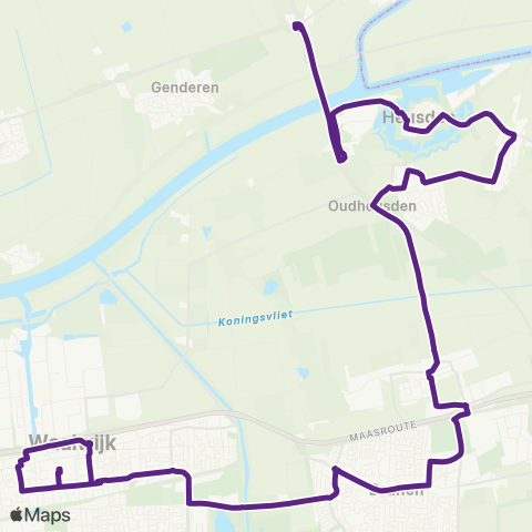 Bravo Waalwijk - Wijk en Aalburg Kromme Nol map