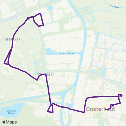 Bravo Buurstede / Den Hout - Centrum map