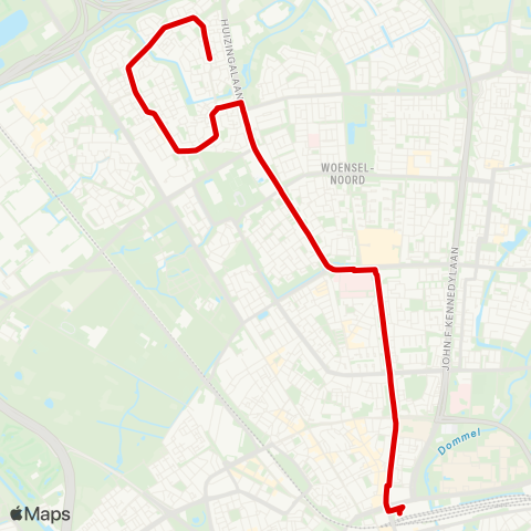 Bravo Eindhoven Achtse Barrier - Station map