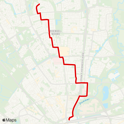 Bravo Eindhoven Blixembosch West - Station map