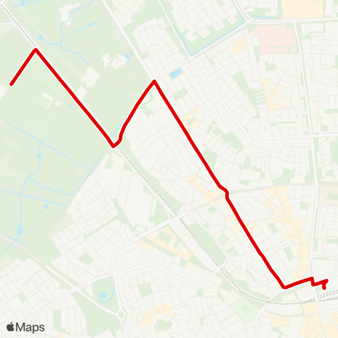 Bravo Eindhoven Internationale school - Station map