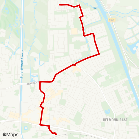 Bravo Eeuwsels - Helmond Station map