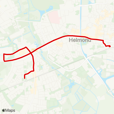 Bravo Helmond Station - Station 't Hout map