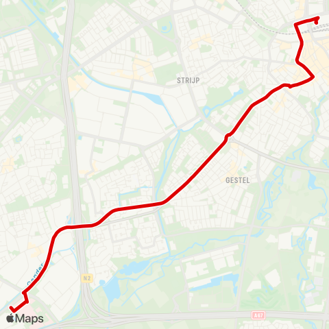 Bravo Eindhoven Station - Veldhoven ASML map